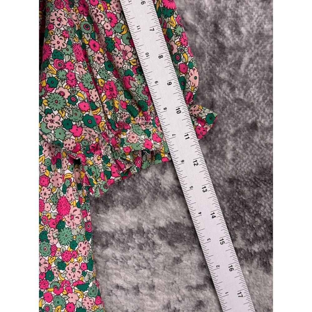 Boden Dress Womens Jersey V Neck Prairie Floral Short Sleeve Size 8 - Picture 5 of 9